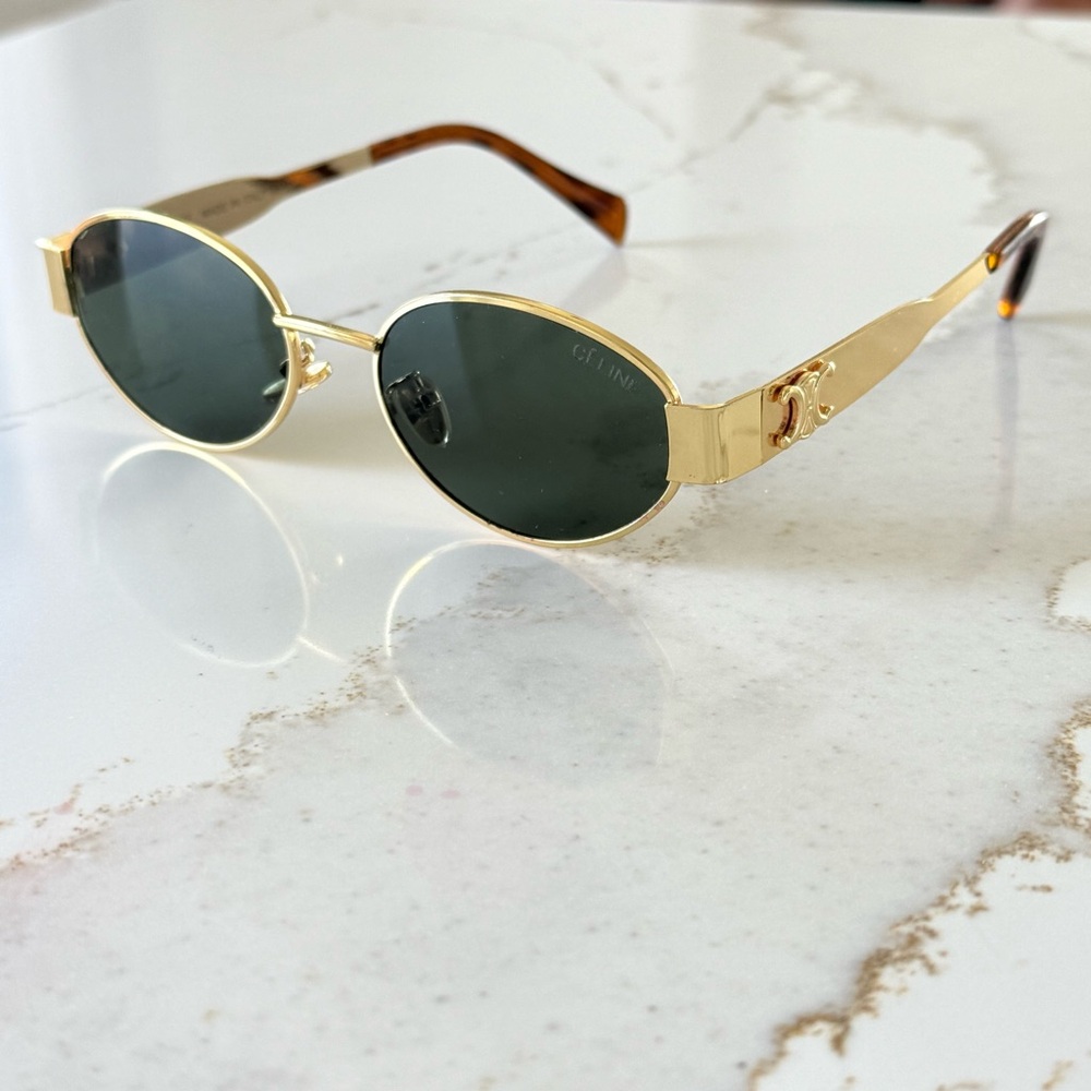 Triomph Metal Sunglasses Gold